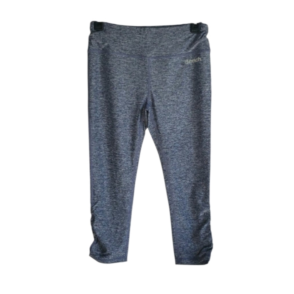 BENCH Blue Heathered Cropped Leggings Size Small - Nwt